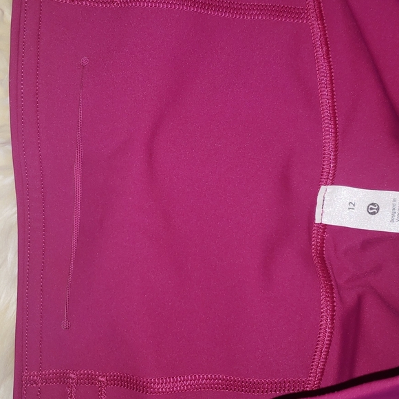 Lululemon Base Pace HR Tight 25" MGPR Magenta Purple 12 Nwt - Picture 9 of 11